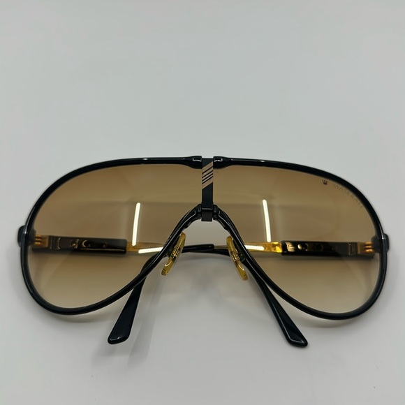 Vintage Maserati Brown Aviator Sunglasses - Picture 2 of 16